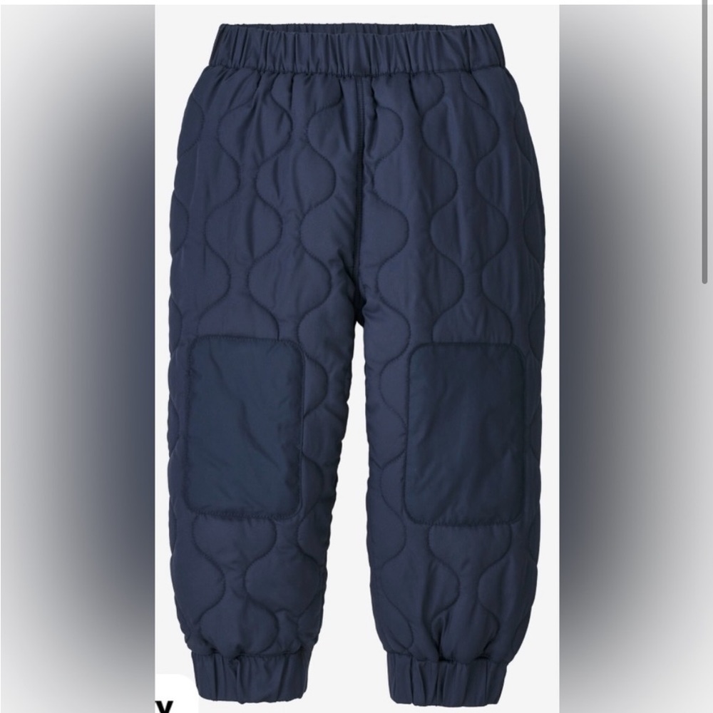 Patagonia Baby Quilted Puff Joggers size 3T navy
